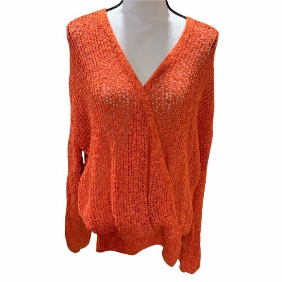 Billabong Open-Weave Surplice Sweater  - Picture 3 of 8